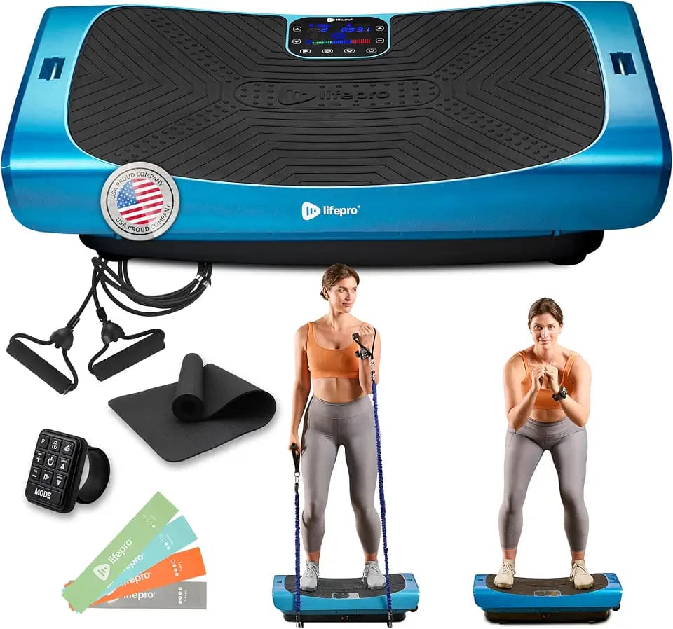 Lifepro Rumblex 4D Vibration Plate Exercise Machine with 7 Training Modes