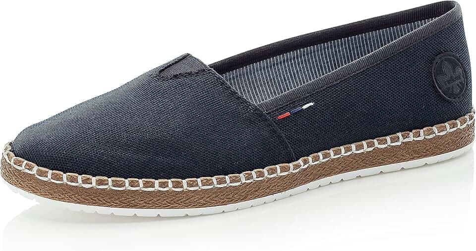 Rieker Damen Flats M2278, Frauen Espadrilles