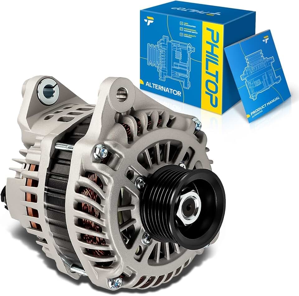 PHILTOP New Alternator Fit for INFINITI Q50 2014-2015 for INFINITI G37 2008-2010 for INFINITI G35 2007-2008 for INFINITI EX35 2008-2010 150Amp OE:12812,AL2418X,90273384,2104313
