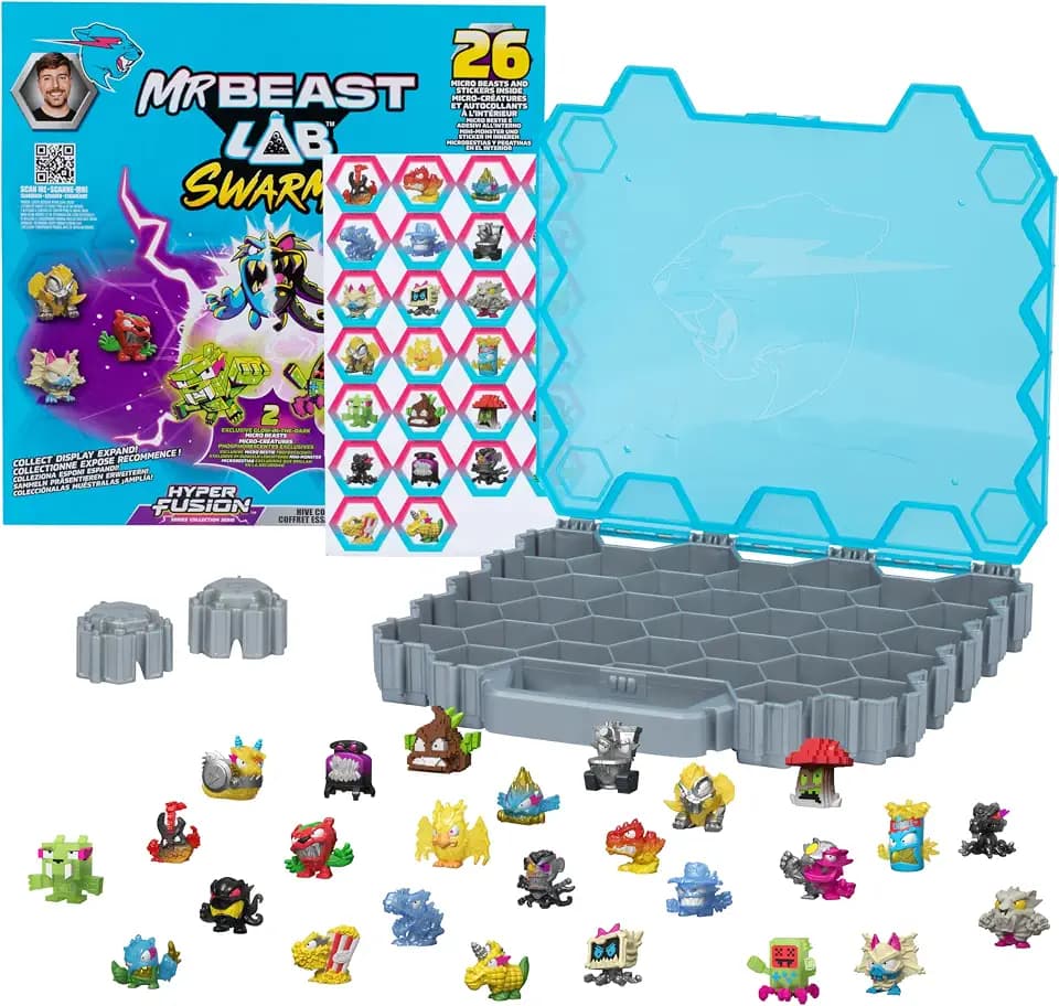 MrBeast Hive Collector Pack Holds 70+ Micro Beasts, with 26 Micro Beasts