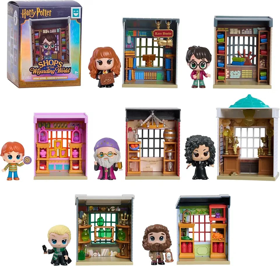 HAPPY HAUL Harry Potter Shops of the Wizarding World Scene Setters