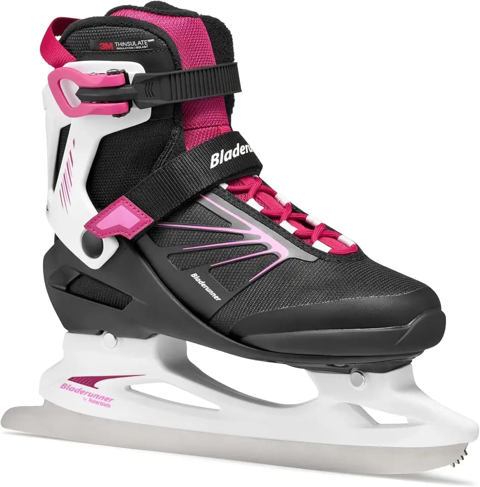 Bladerunner Igniter XT Ice W Allround-Schlittschuh für Freizeitläufer, Damen, Schwarz/Fuchsia