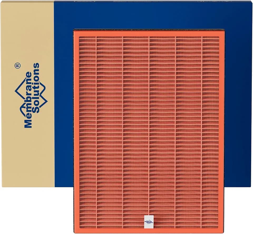 Membrane Solutions MSA3/MSA3S Original-Luftreinigerfilter für giftige Gase, verbesserter 4-in-1-H13-HEPA-Filter mit OdallerPure-Technologie, 1 Packung