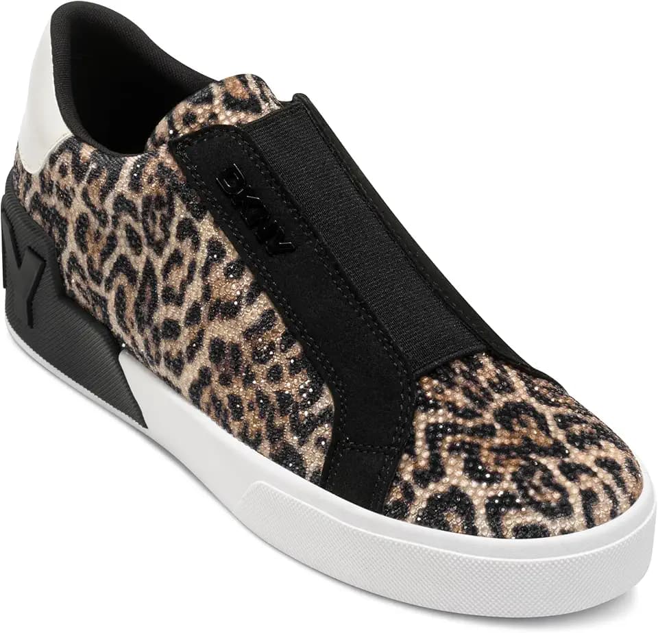 DKNY Women's Dkny's Women's Mindi Everyday Slip on Sneaker with Logo