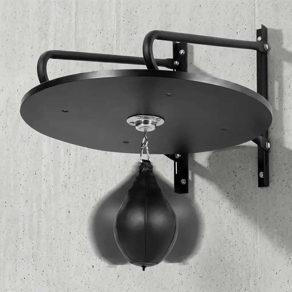 Garvee 24 Inch Adjustable Speed Bag Platform, Heavy Duty Wall Mount Boxing Trainer with 360° Swivel for Home Gym Workout