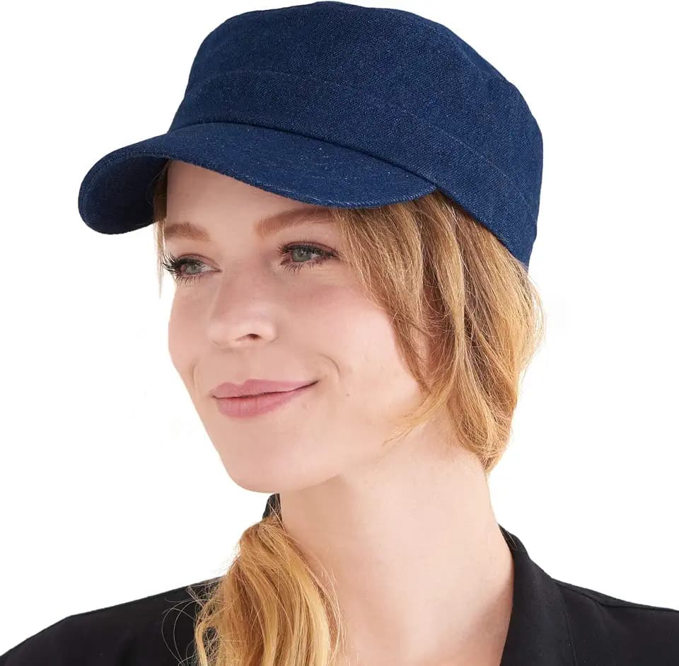 CHARM Herren Baumwolle Military Army Cap - Damen Sommer Basecap Winter Hat Mütze