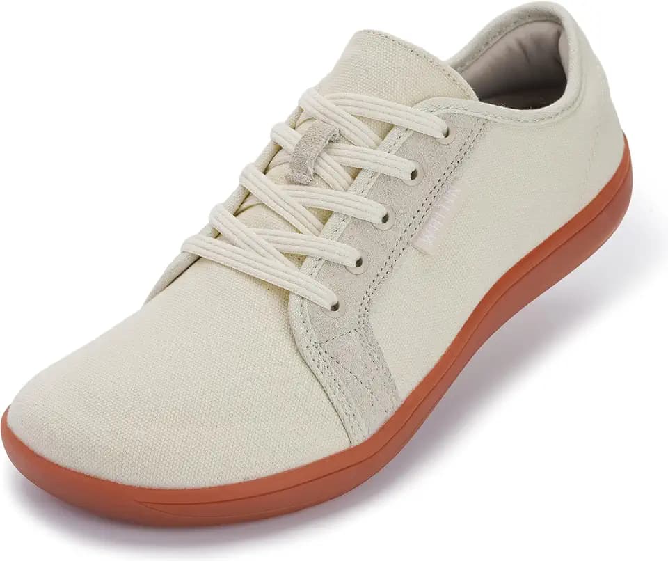 WHITIN Men's Canvas Wide Barefoot Sneakers Casual Style W81V2