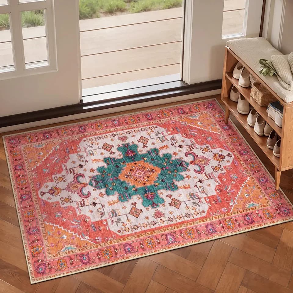 Ciicool 2x3ft Washable Entry Area Rug,Small Door Mat for Entryway Kitchen