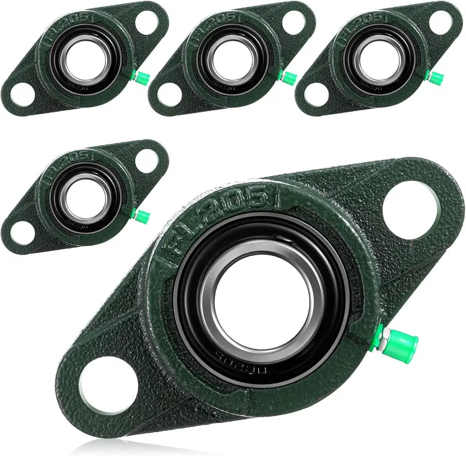 Threlaco 5 Pack Ucfl205-16 Pillow Block Bearing 1 in Bore