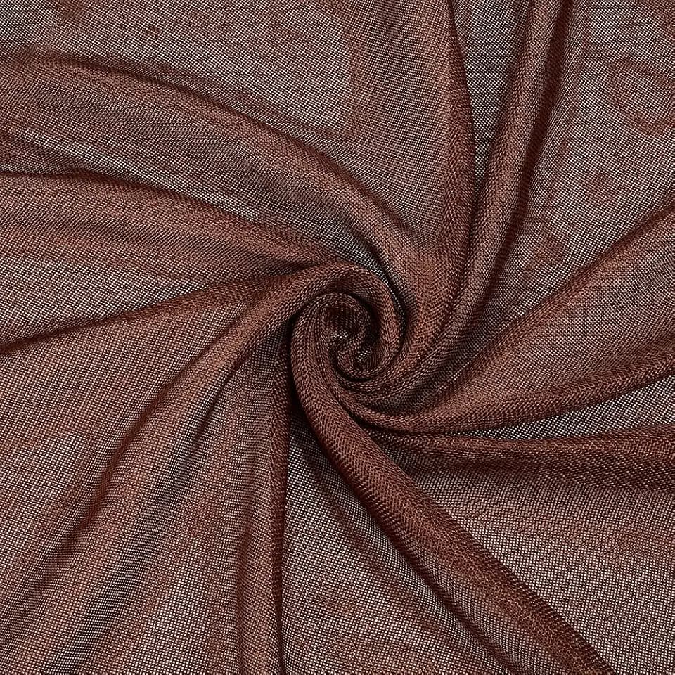 BENECREAT 39x57.5 inch Speaker Grill Cloth, Brown, Linen Single Layer