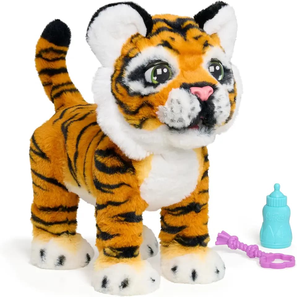 Just Play furReal Gabby the Grow & Roar Interactive Plush Tiger