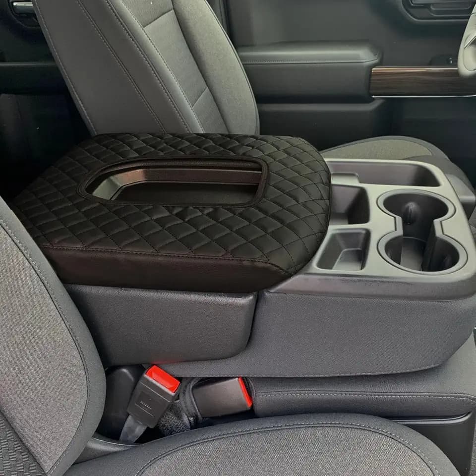 Zxiaochun Center Console Cover for 2019-2026 Chevy Silverado & GMC Sierra