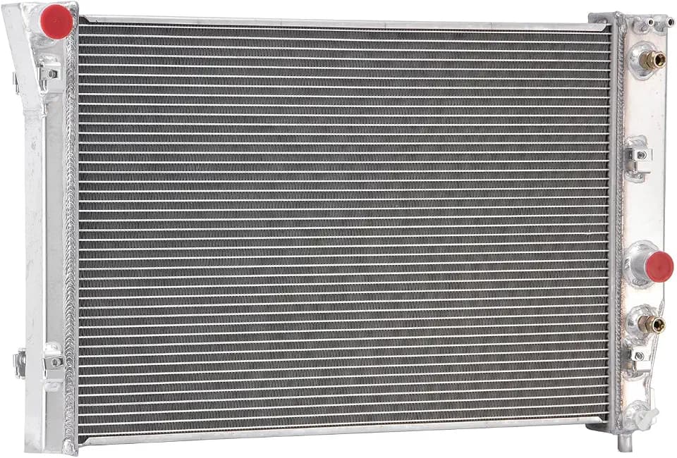 3 Row Radiator Compatible with 1997-2004 Chevy Corvette Z06 C5 350 5.7L V8 Automatic 1998 1999 2001 2002 2003 Aluminum Radiators (3-Row)