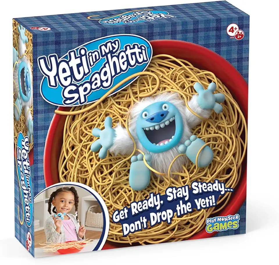 Yeti in My Spaghetti Board Games for Family Night, Multi-Player Game, 4+