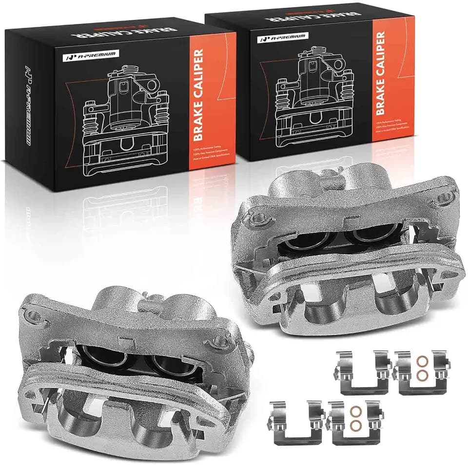 A-Premium Front Disc Brake Caliper with Bracket