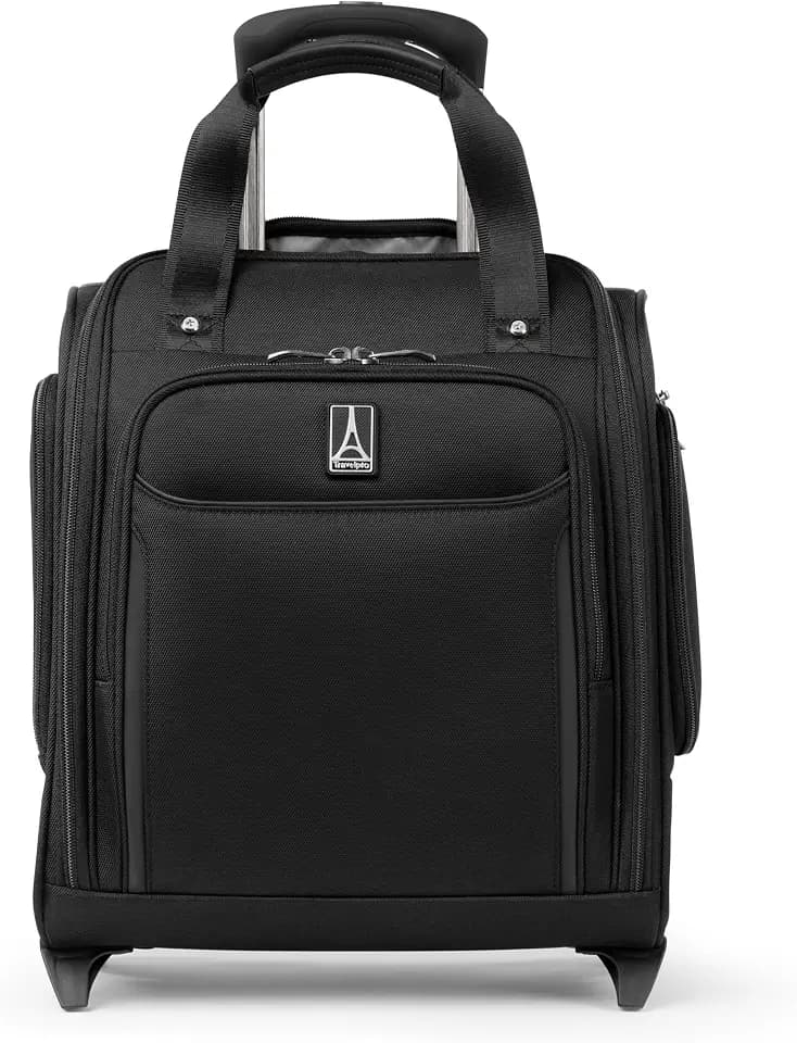 Travelpro Crew Classic Softside Carry-On Underseat Bag, Black, 17-Inch