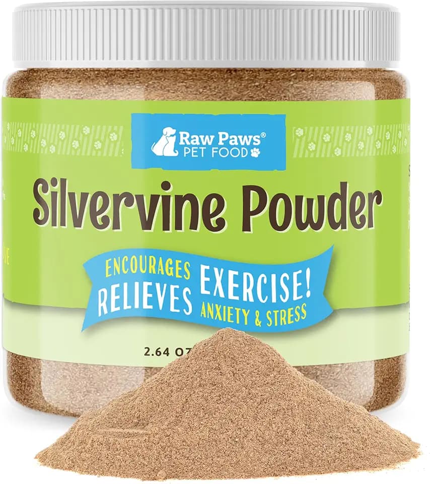 Raw Paws Silvervine Powder, 75 Grams, Catnip Alternative - Matatabi Cat Toy