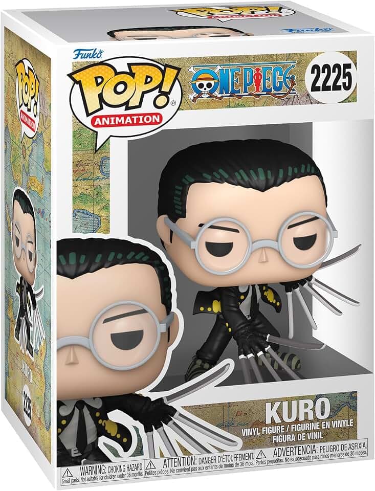 Funko POP! Animation: One Piece - Kuro - Sammelbare Vinylfigur - Geschenkidee - Offizielles Merchandise - Spielzeug für Kinder & Erwachsene - Modellfigur für Sammler und zur Ausstellung
