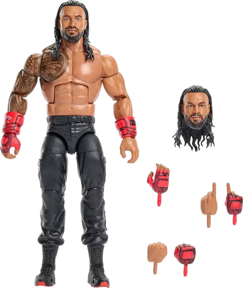 Mattel WWE Elite Collection Roman Reigns Figur und Zubehör