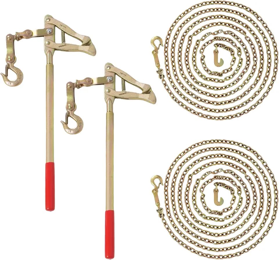 2 Pack Chain Link Fence Stretcher Tool, Steel Fence Wire Tensioner