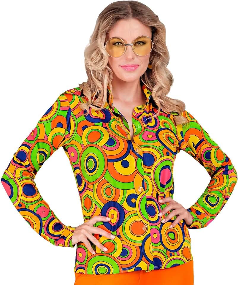 W WIDMANN MILANO Party Fashion - 70er Jahre Bluse