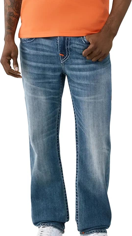 True Religion Men's Ricky Super T Flap 34 in
