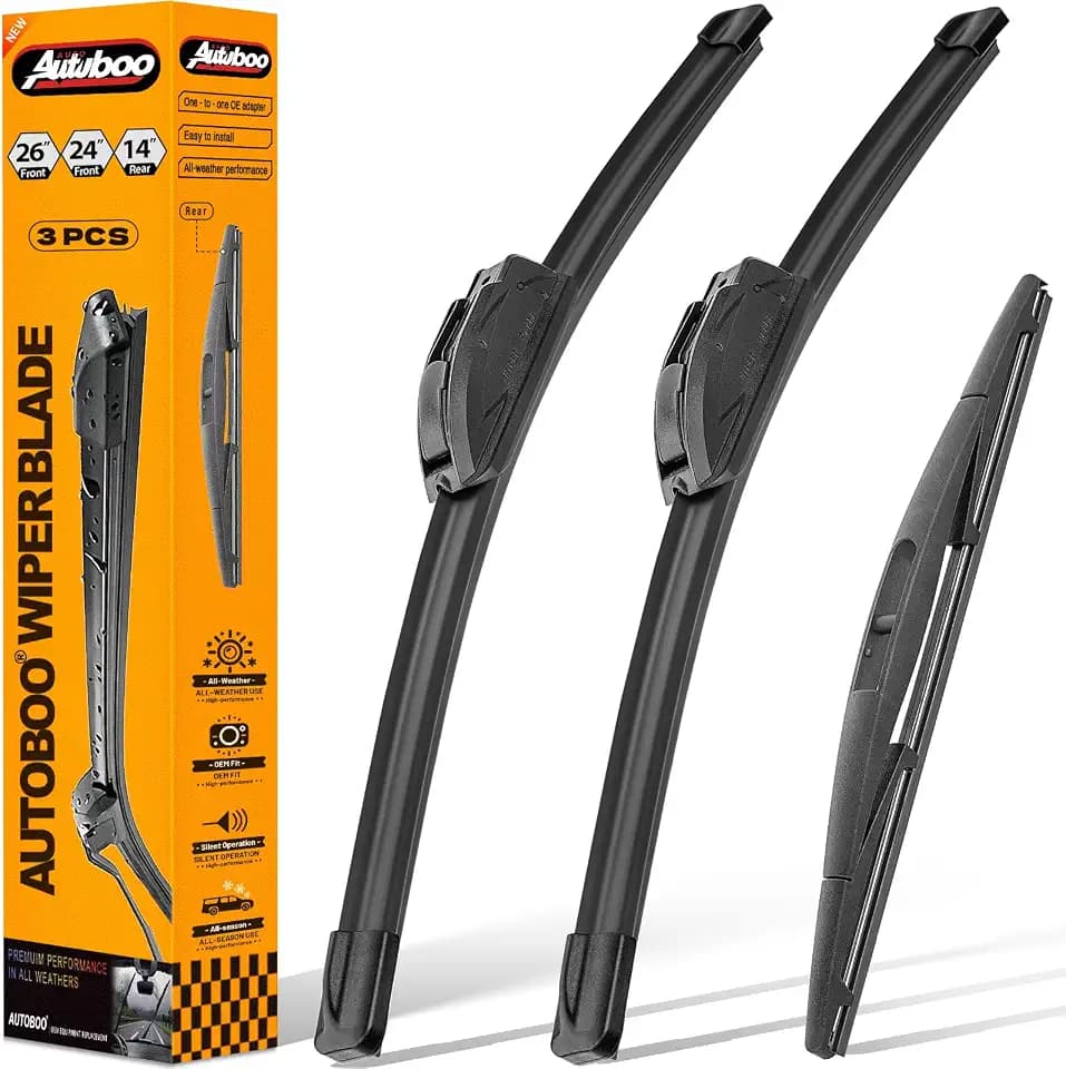 AUTOBOO Windshield Wiper Blade Replacement for Honda Pilot 2016-2022