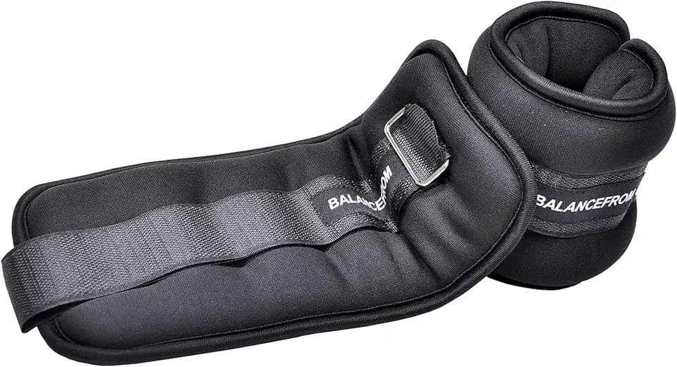 Fitvids Fully Adjustable Ankle Wrist Arm Leg Weights, Multiple Sizes
