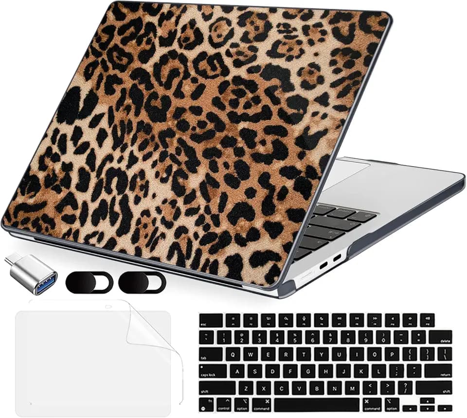 MecBevia Compatible with MacBook Air 15 inch Case M5 M4 M3 M2 2026-2023
