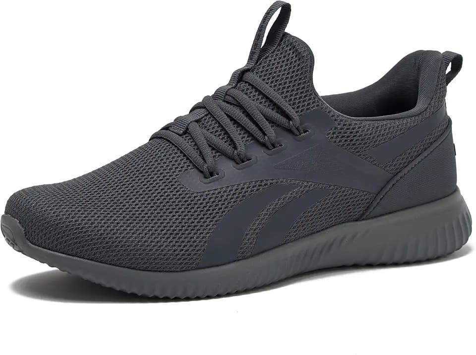 Reebok Karman Flow Slip On Mens Shoes, Athletic Walking Sneakers for Men - Black, White or Grey