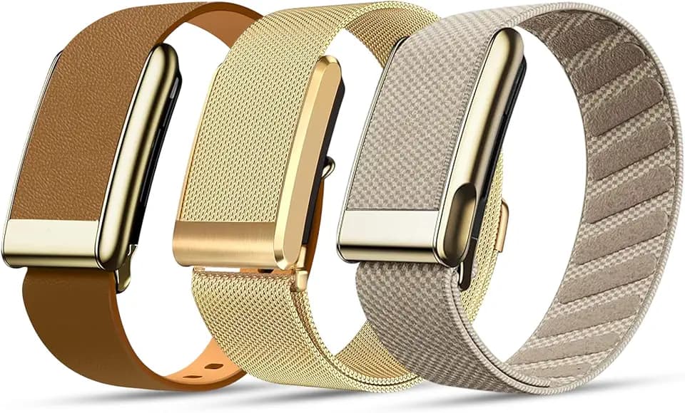 DADO For Her Women WHOOP 5.0 Bands Multi-Pack – 3 Pack Stylish Wrist Straps, Flexible All-Day Comfort with Adjustable Stainless Steel Slider – Designed for Everyday & Active Wear