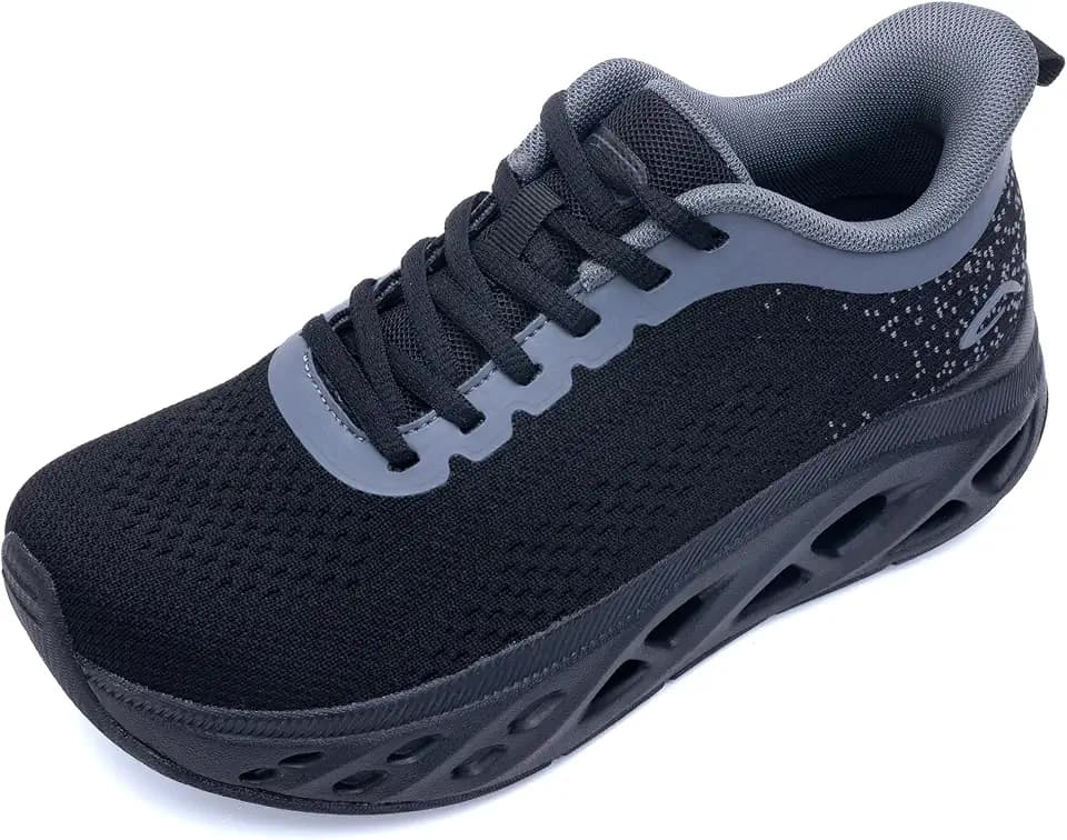 AOV Wide Toe Box Walking Shoes Women Arch Support Tennis Sneakers