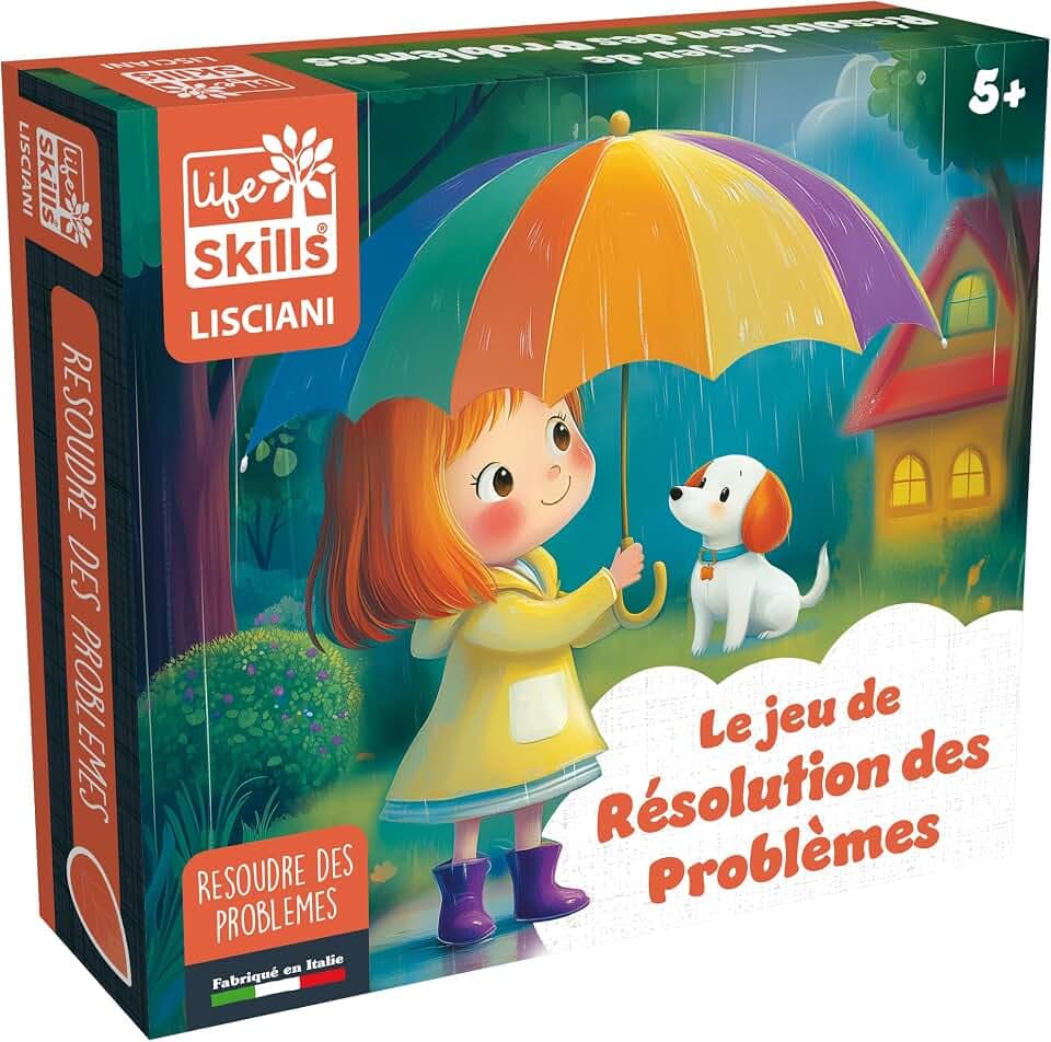 Lisciani – Life Skills – Das Problemlösungsspiel – 33 Karten + Spielsteine – Spiel zur Problemlösung für Kinder ab 4 Jahren – entwickelt Logik & Entscheidungsfindung von Kindern