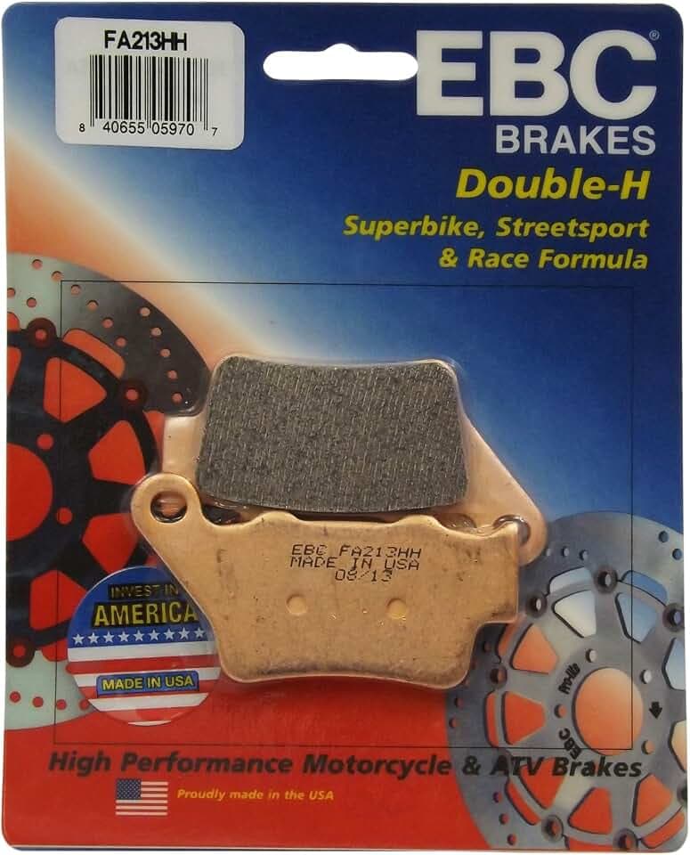 EBC Brakes FA 213HH Sintered Copper Alloy Disc Brake Pad,black