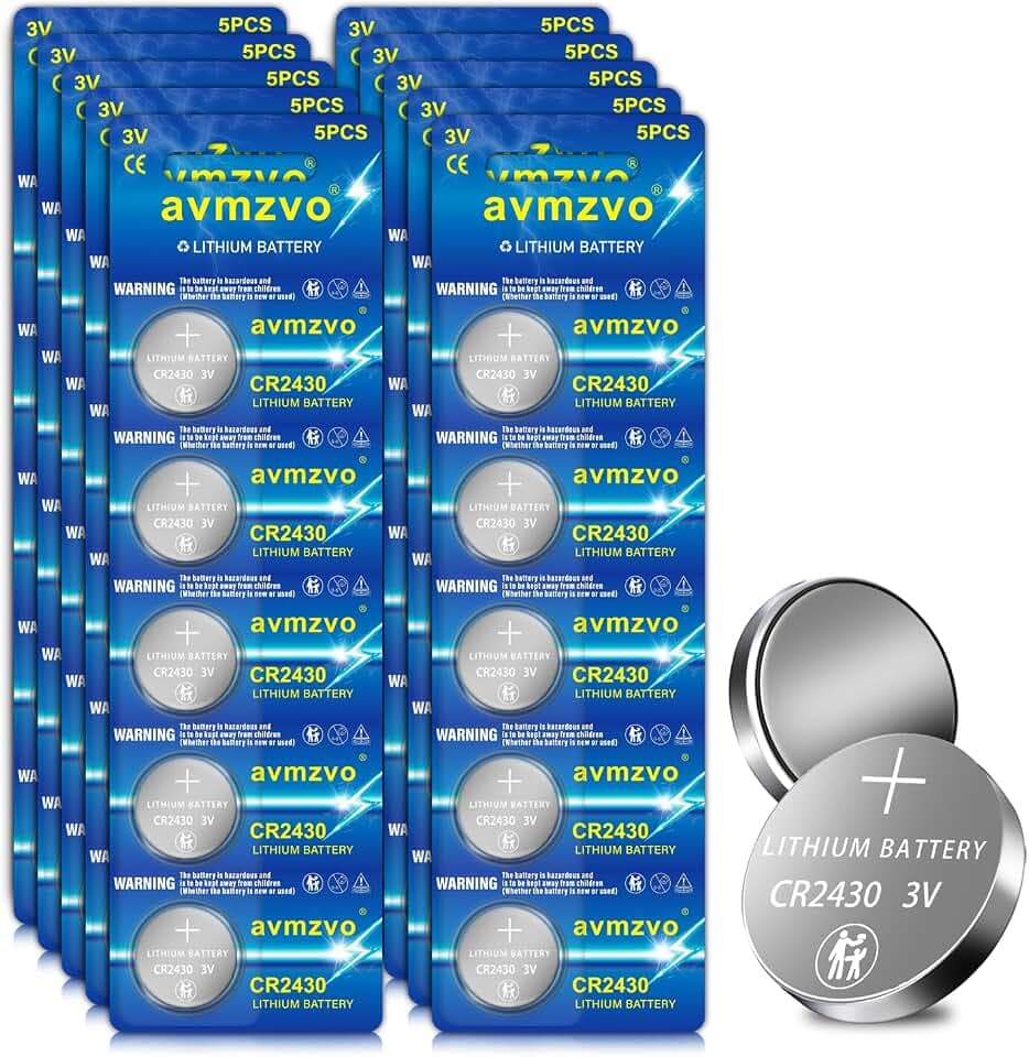 CR2430 3V Lithium Knopfzellen 2430 Batterien,50 Stück,Für Spielzeug