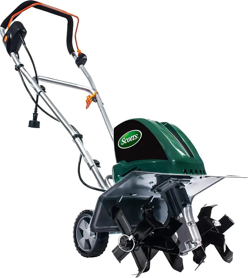 Scotts Outdoor Power Tools TC70135SS Garden Tiller, 16", 13.5-Amp, Green