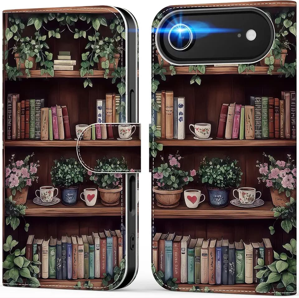 DEENAKIN for iPhone Air Wallet Case, Card Slots Holder + Cash Clip