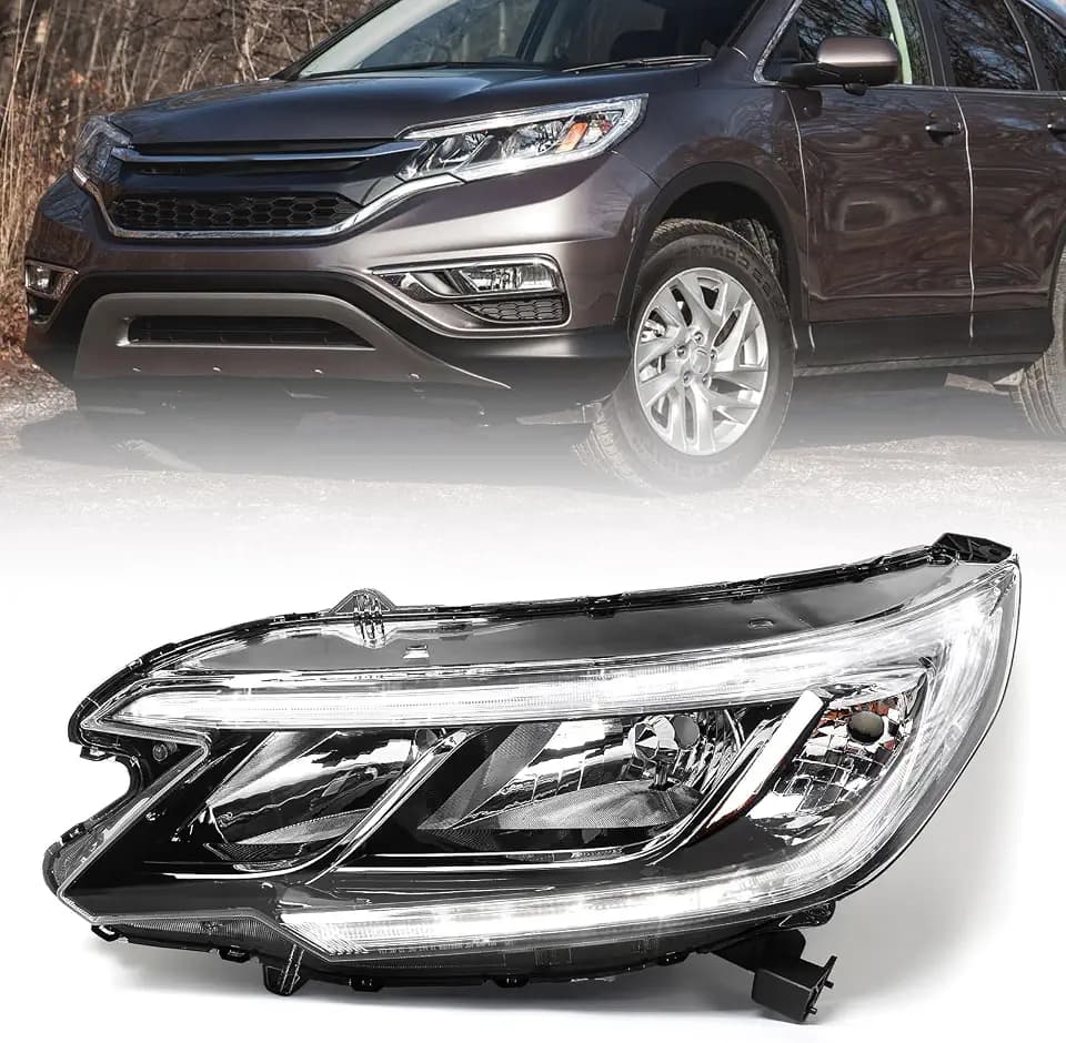 Huray Left Headlight for Honda CRV 2015-2016 Driver Side