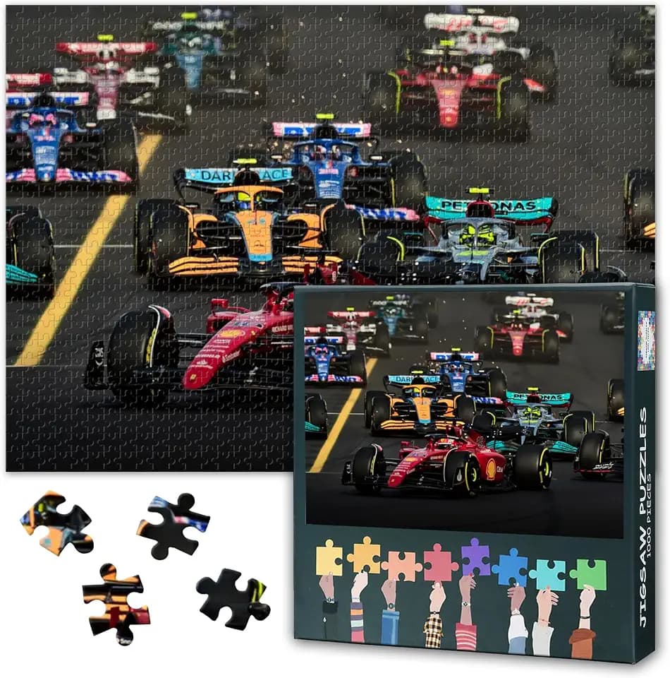 TUMOVO Racing Car Puzzles for Adults 1000 Pieces, Sports Car Art