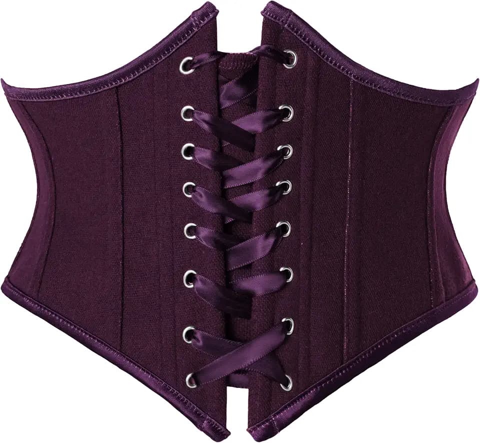 Scarlet Darkness Women's Corset Belt Lace Up Underbust Renaissance Corset