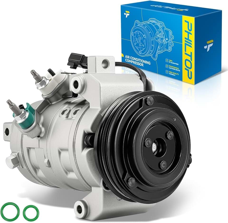 PHILTOP 168313 NEW AC Compressor w/Clutch for Ford Mustang 2015-2017 3.7L