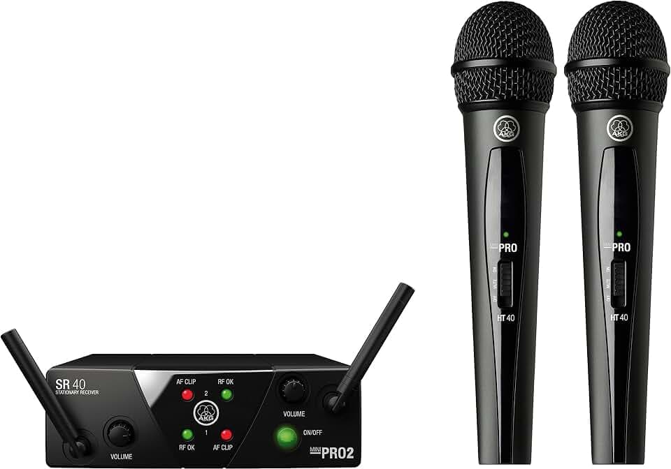 AKG WMS40 Mini2 Vocal Wireless Microphone System US25A/C