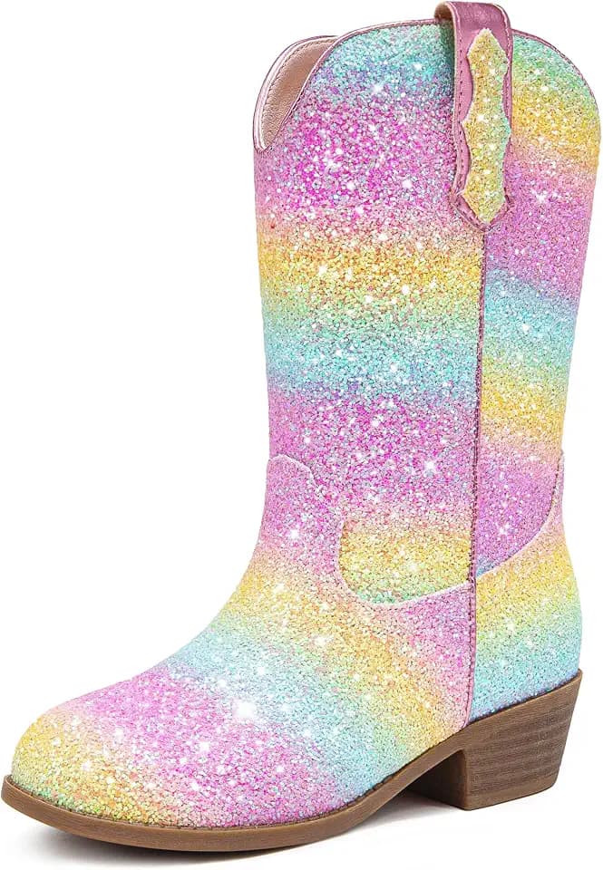 Glitter Girls Cowgirl Boots Sparkly Cowboy Dress Boots Toddler to Big Kid