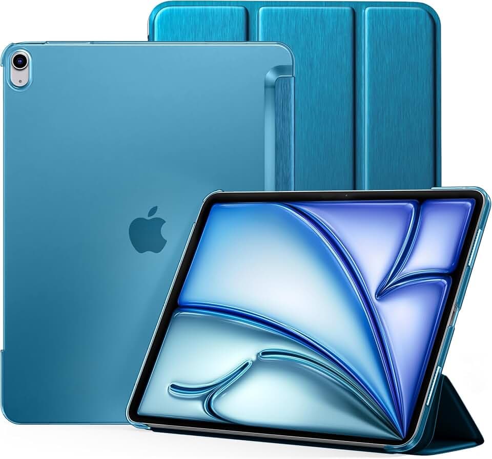for iPad Air 13 Inch Case M4/M3/M2(2026/2025/2024), Peacock Blue