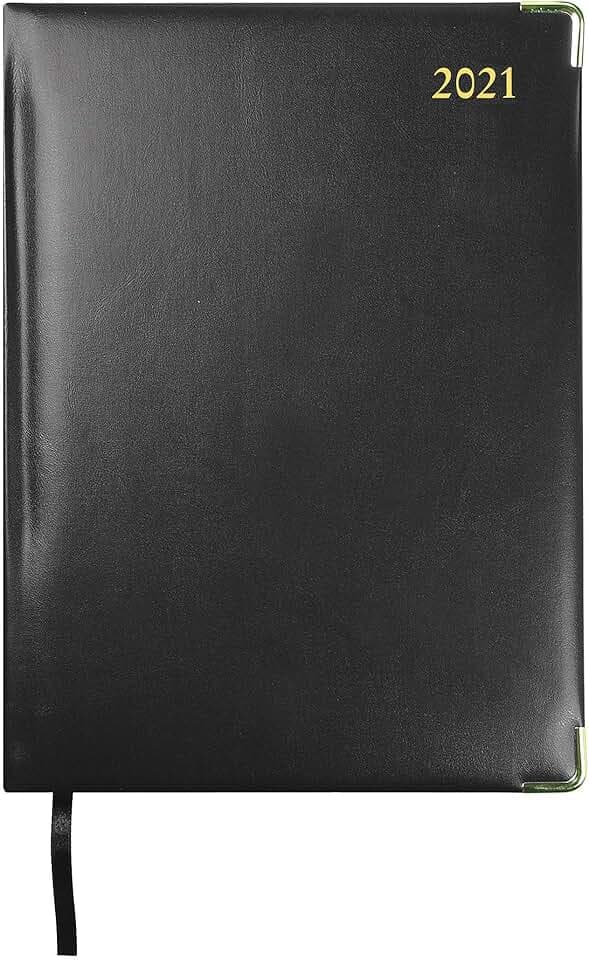 Collins Classic Manager Terminplaner 2021, Wochenansicht, Schwarz, 1210V.99-21