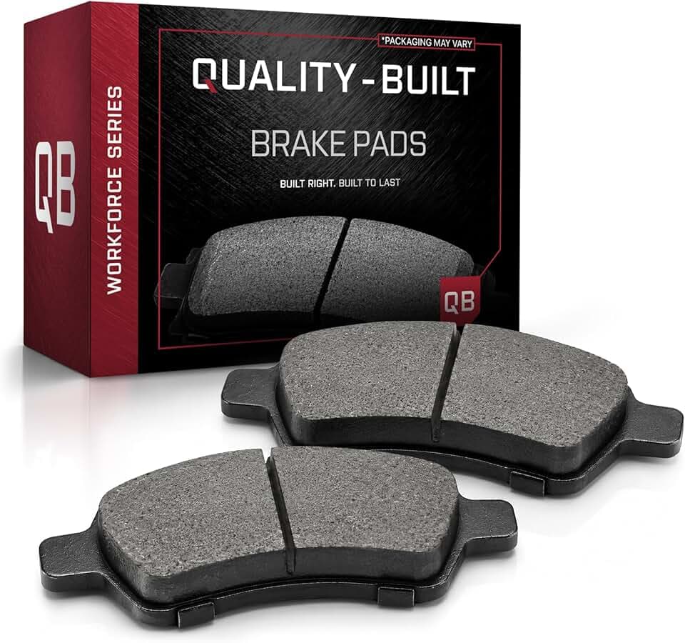 QUALITY-BUILT Workforce Semi-Met Rear Brake Pads w/Hardware BP2231M