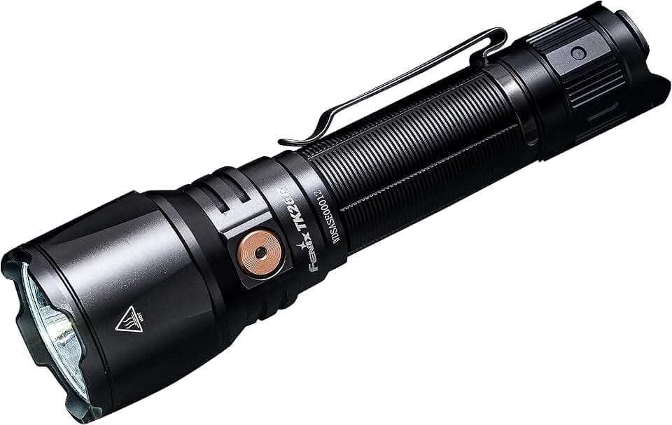 fenix 475 Unisex-Adult Tk26r White, Red and Green Light Rechargeable Torch Taschenlampe, Schwarz, normal