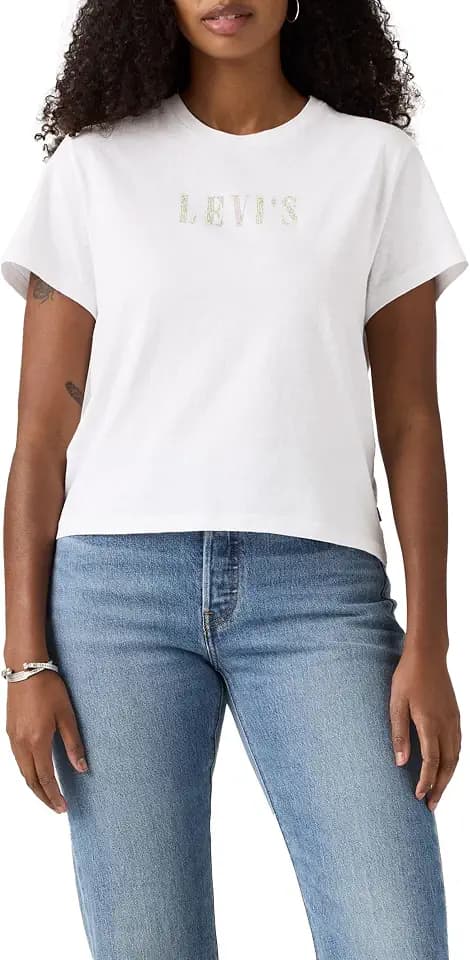 Levi's Graphic Classic Tee Rhinestone Serif Log