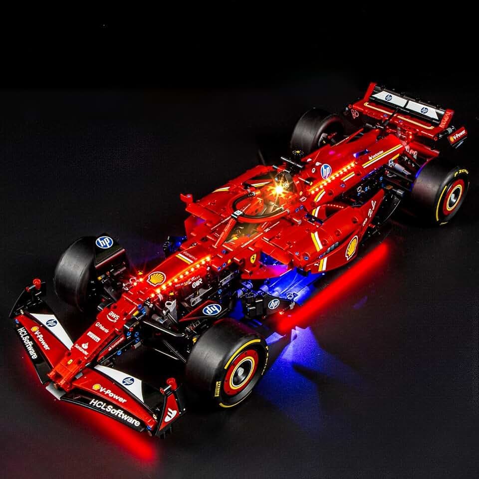 LIGHTAILING Light for Lego-42207 Ferrari SF-24-F1 Car - Led Lighting Kit Compatible with Lego Building Blocks Model - NOT Included The Model Set