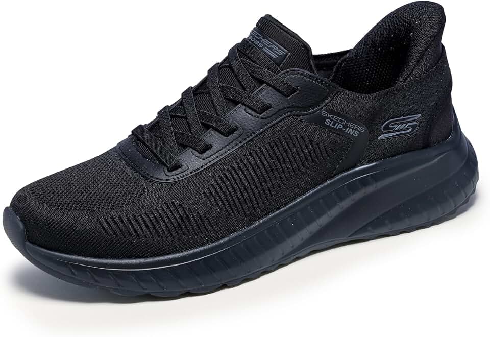Skechers Herren Bobs Squad Chaos Solid Step Slip-InTurnschuhe